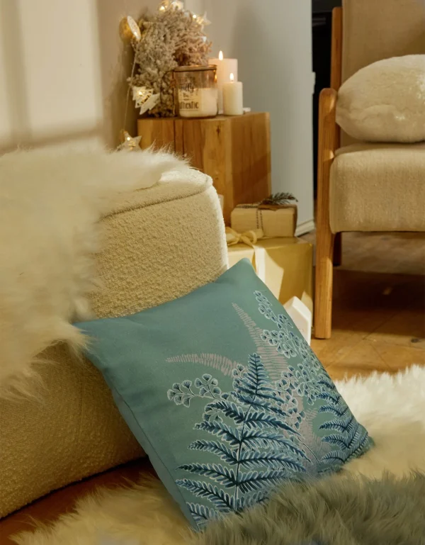 soldes magasin Blancheporte Lot De 2 Housses De Coussin Imprimé Végétal 5