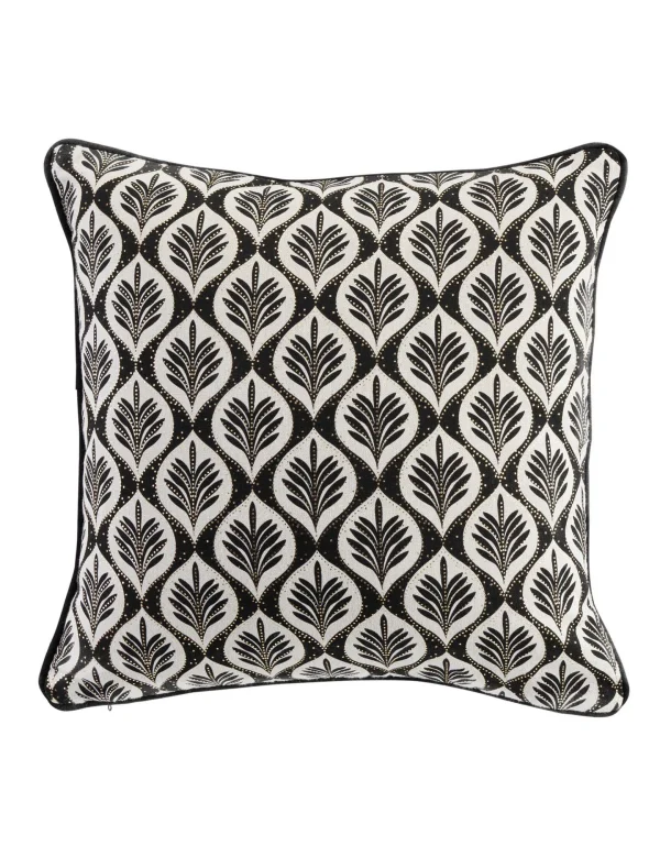 grossiste Blancheporte Coussin Coton Déhoussable Motifs Fleurs 1