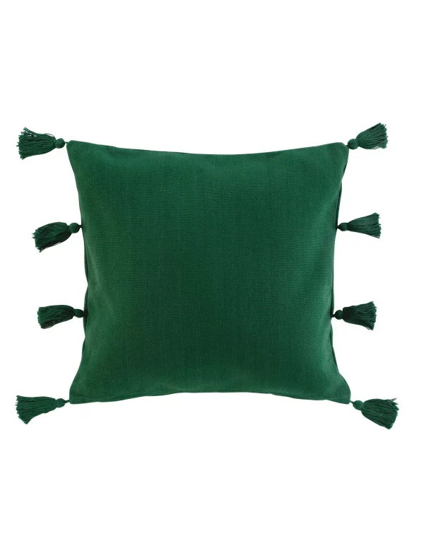 Blancheporte Coussin Déhoussable Unis à Pompons en promotion 1