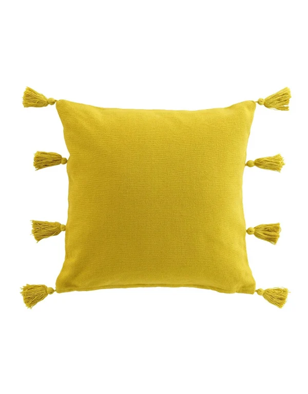 Authenticité garantie Blancheporte Coussin Déhoussable Unis à Pompons 1